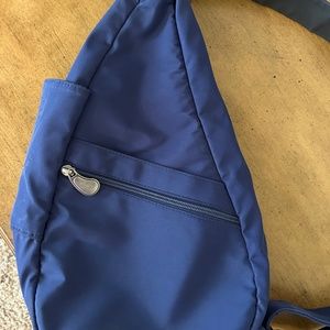 Ameribag Healthy Back Bag Authentic Microfiber Navy Size Extra Small Used Purse